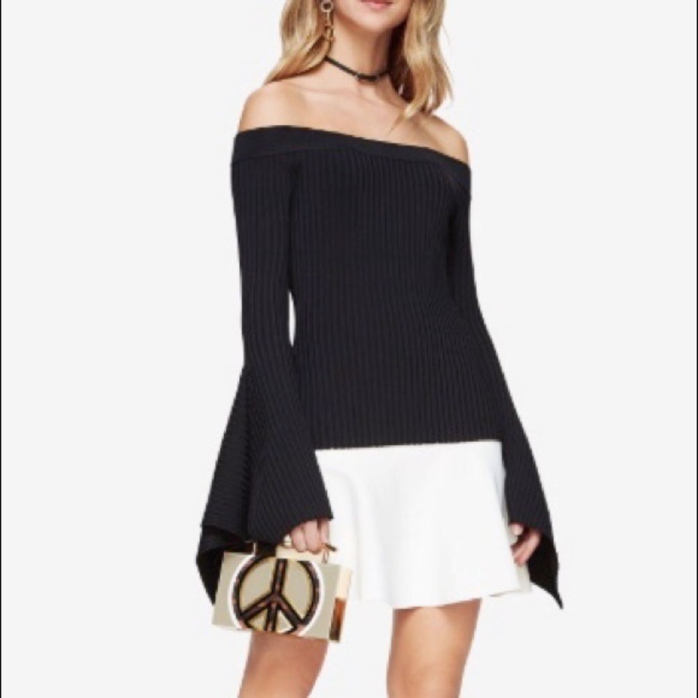 BCBG Maxazria Stevie Off the Shoulder Top